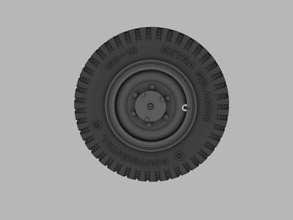 Panzer Art RE35-382 Sd.Kfz 221/222 road wheels (late pattern) 1/35 – image 3