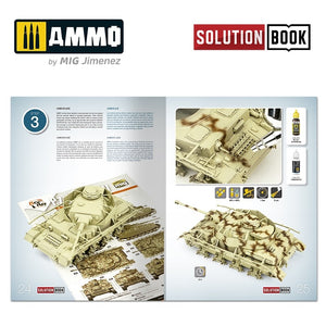 Ammo of Mig 6527 How to Paint WWII German Mid-War Vehicles SOLUTION BOOK 21 (Multilingual Book) – obrázek 8