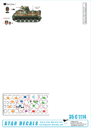 Star Decals 35-C1114 Lebanese Tanks &amp;amp; AFVs 7 1/35 – immagine 2