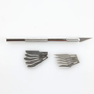 Heller 99009 Aluminum scalpel with fine-pointed blade
