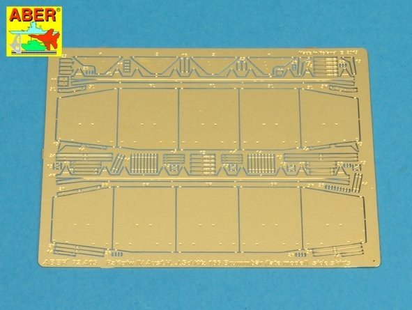 Aber 72A05 Side skirts for PzKpfw IV (HJ),Brummbar / Side skirts for PzKpfw IV (HJ),Brummbar 1/72