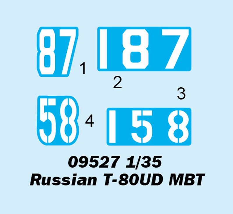 Trumpeter 09527 Russian T-80UD MBT 1/35 – imagen 3