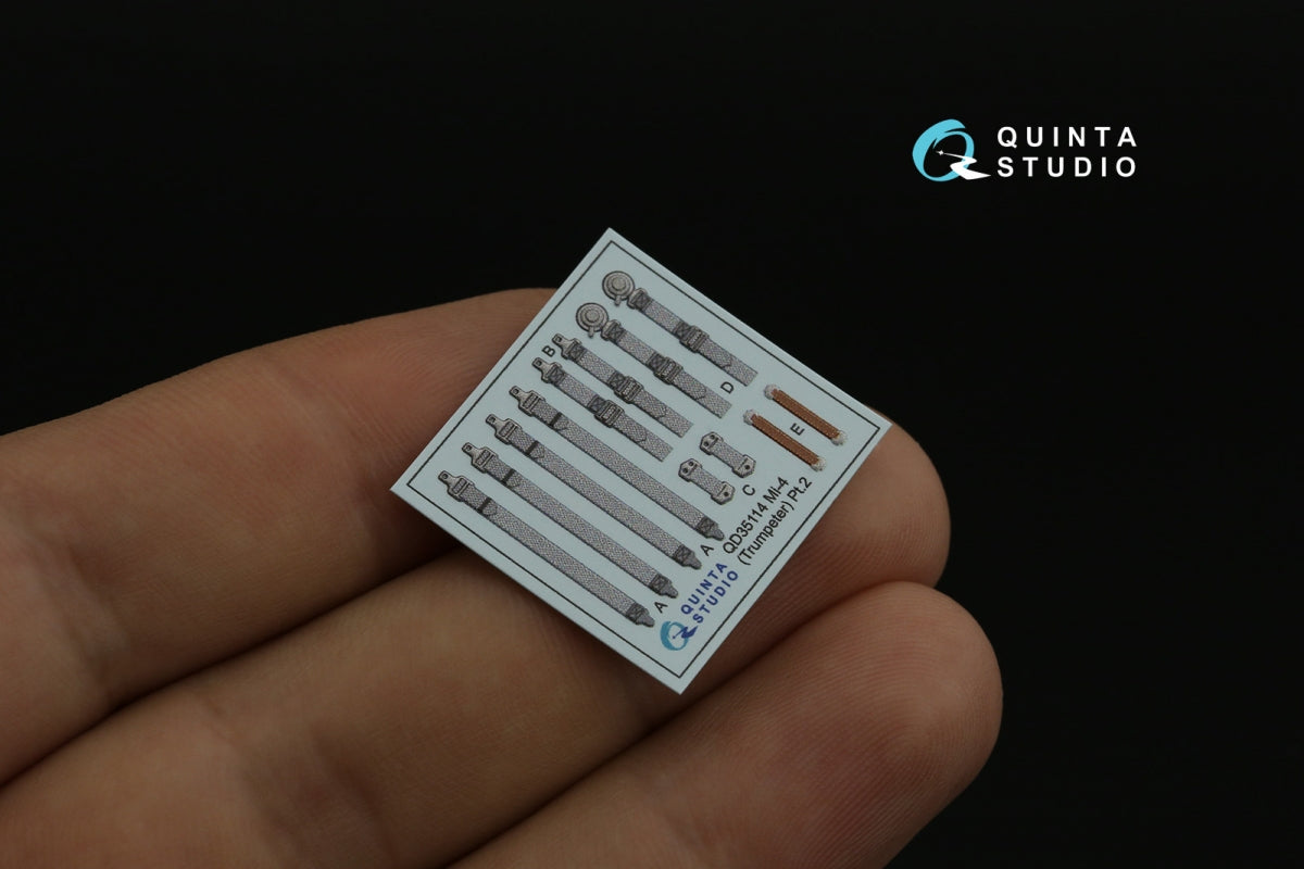 Quinta Studio QD35114 Mi-4 3D-Printed &amp;amp; colored Interior on decal paper (Trumpeter) 1/35 – image 3
