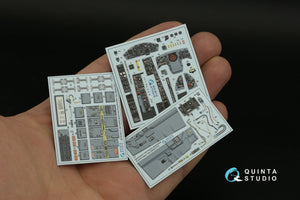 Quinta Studio QD32180 F-104S 3D-Printed colored Interior on decal paper (Italeri) 1/32 – obrázek 2