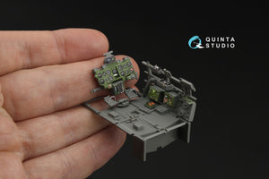 Quinta Studio QD35084 A6M2 Zero (Nakajima Prod.) 3D-Printed &amp;amp; colored Interior on decal paper (Border Model) 1/35 – obrázek 8