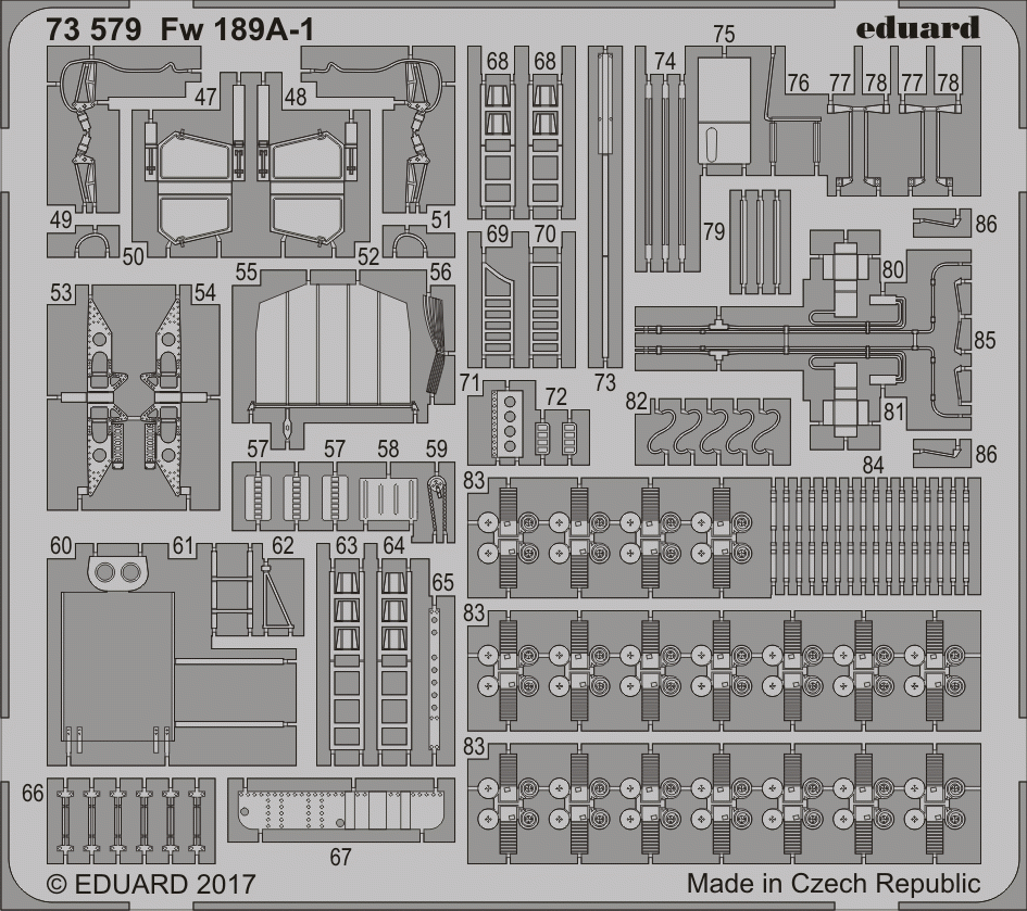 Eduard 73579 Fw 189A-1 ICM 1/72 – image 2