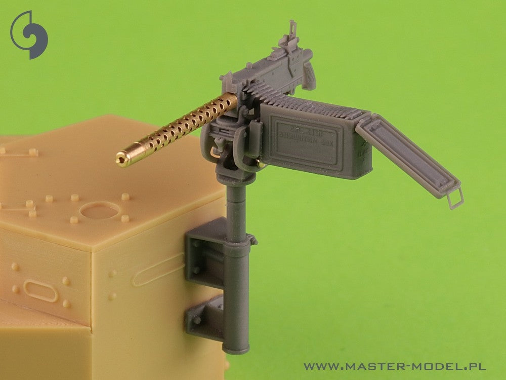 Master GM-35-087 Browning M1919 A4 .30 cal (7.62mm) - with M20 gun mount (used e.g. on M3 Stuart) or with D7431 cradle (e.g. M3 Scout Car) 1/35 – immagine 6