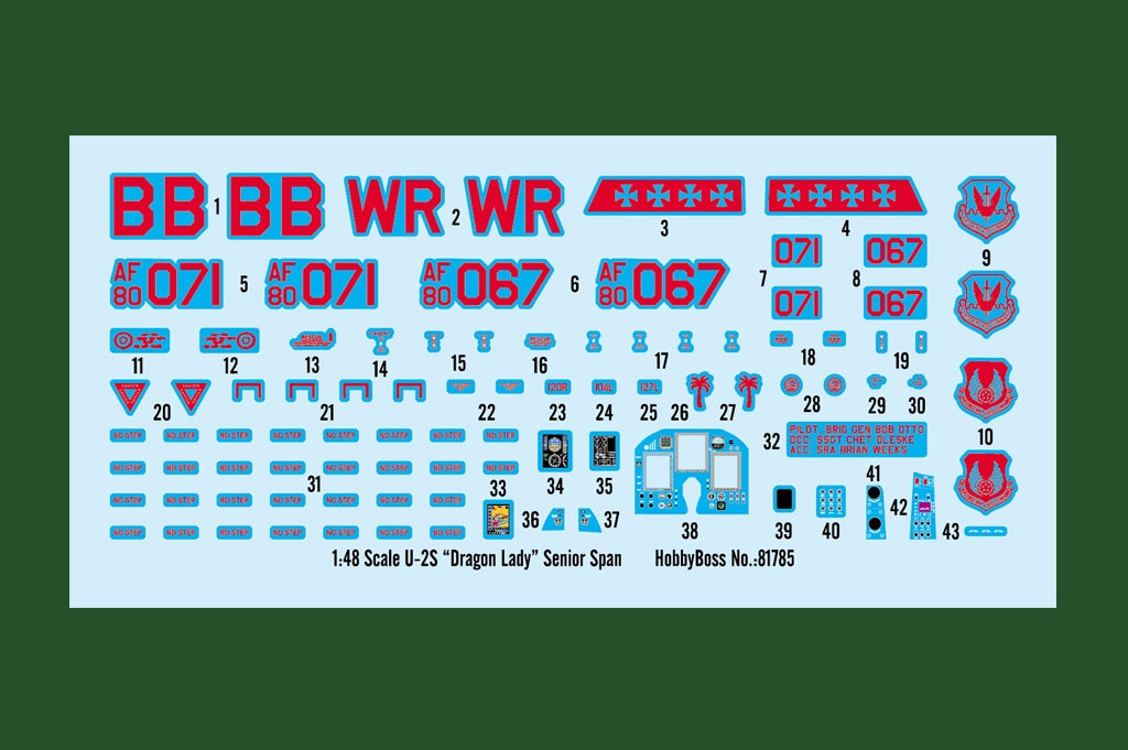 Hobby Boss 81785 U-2S “Dragon Lady” Senior Span 1/48 – image 4