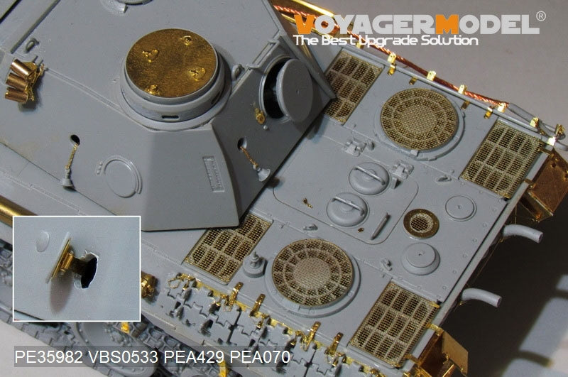 Voyager Model PE35982 WWII German Panther D Tank Early version Basic For TAKOM 2103 1/35 – obrázek 7
