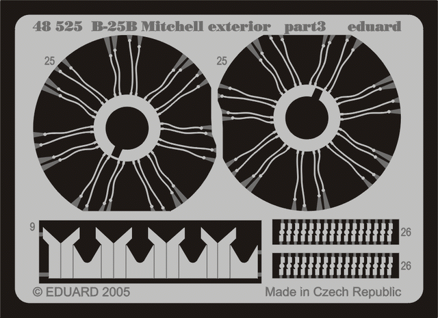 Eduard BIG4861 B-25B 1/48 ACCURATE MINIATURES – image 7