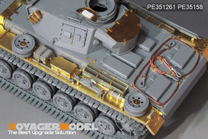 Voyager Model PE351261 WWII German Pz.KPfw.III Ausf.N early version upgrade set basic For DRAGON 6606 1/35 – image 6
