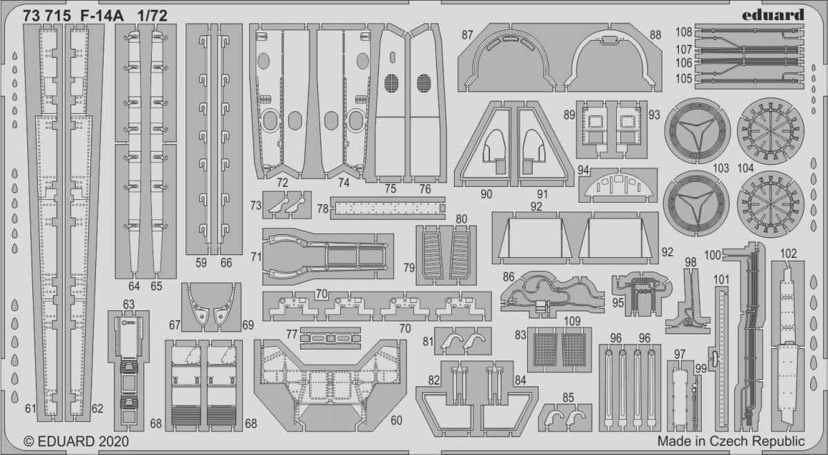 Eduard BIG72160 F-14A 1/72 GREAT WALL HOBBY – image 4