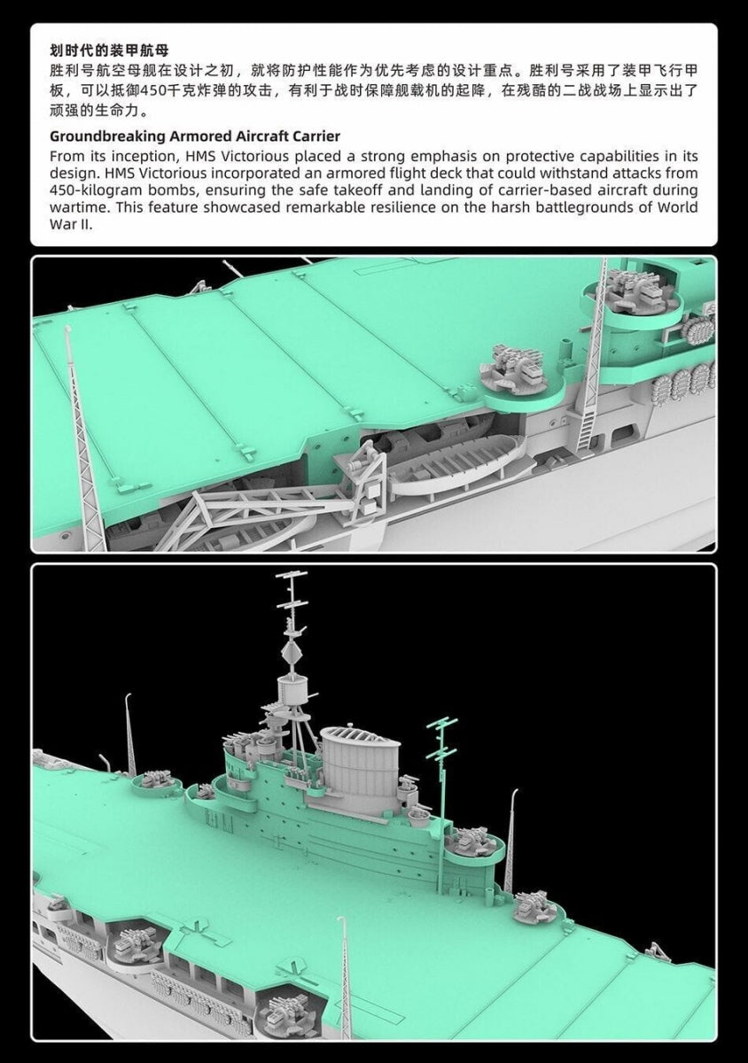 FlyHawk Model FH1135 HMS Victorious 1/700 – obrázek 7