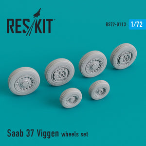 RESKIT RS72-0113 SAAB 37 &amp;quot;VIGGEN&amp;quot; WHEELS SET 1/72 – image 2