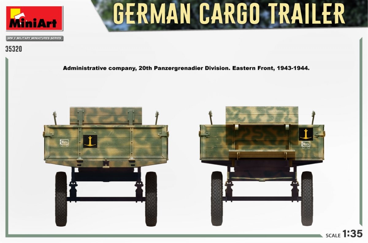 MiniArt 35320 GERMAN CARGO TRAILER 1/35 – image 4