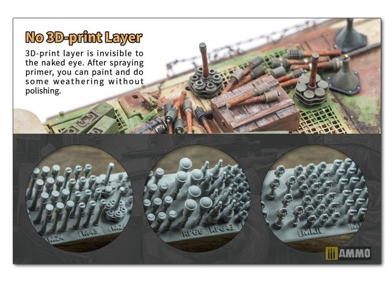 Liang 0421 3D-Print Russia Grenade WWII x 58 1/35 – obrázek 2