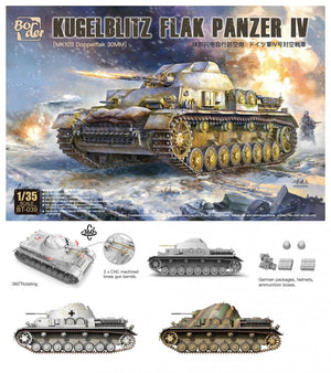 Border Model BT-039 Kugelblitz Flak Panzer IV (MK103 Doppelflak 30mm) 1/35 – image 2