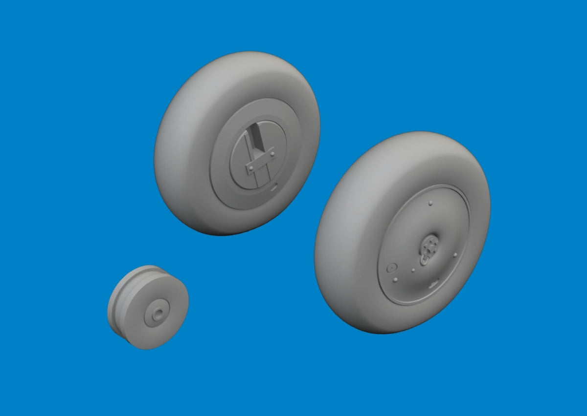 Eduard 6481115 Lysander wheels AIRFIX 1/48 – obrázek 3
