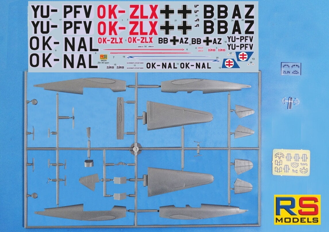RS Models 92303 Zlin Z-XII Vol. Sports Aircraft 1/72 – image 3