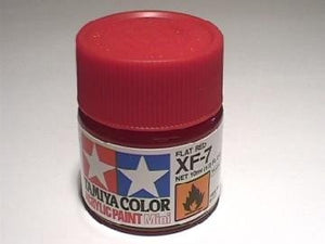 Tamiya XF7 Flat Red (81707) Acrylic paint 10ml – image 3