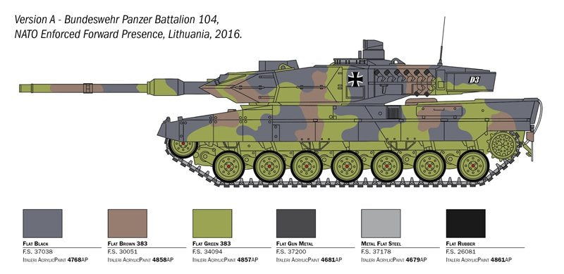 Italeri 6567 LEOPARD 2A6 1/35  – image 6