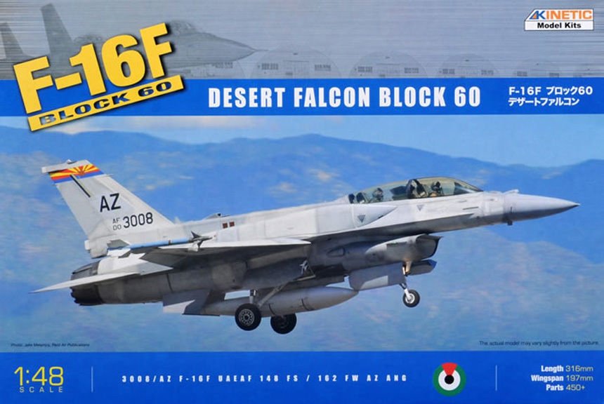 Kinetic K48008 F-16F (Block 60) Desert Falcon 1/48