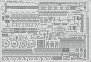 Eduard 53313 USS Ranger CV-4 part 3 TRUMPETER 1/350