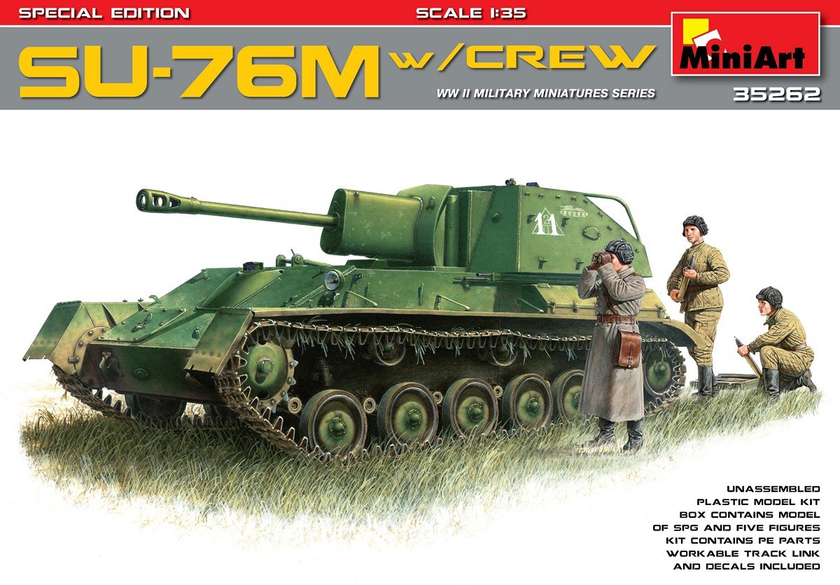 MiniArt 35262 SU-76M w/Crew SPECIAL EDITION 1/35