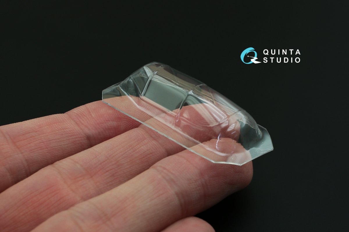 Quinta Studio QC48020 Yak-1B correction vacuformed clear canopy 1 pcs (for Accurate miniatures/Zvezda/Eduard kit) 1/48 – image 5