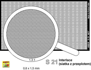 Aber S-21 Net with interlaced mesh 0.6 x 1.5 mm – Bild 2