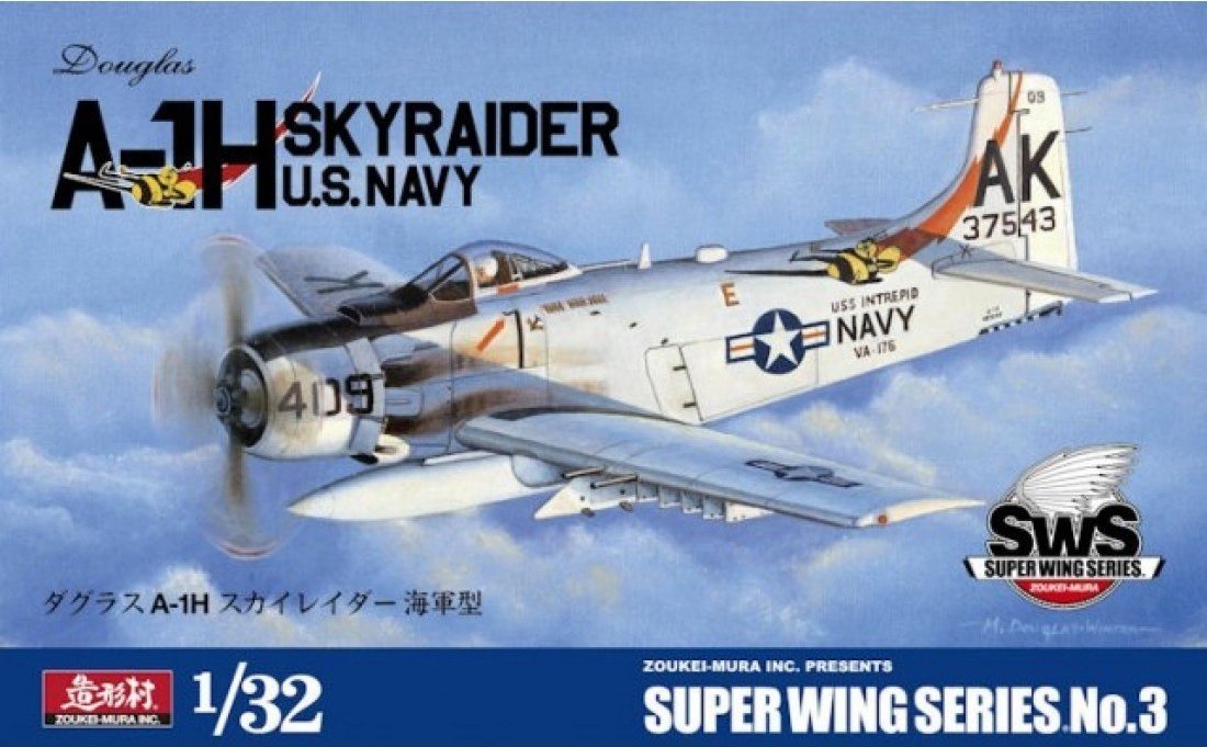 Zoukei-Mura SWS3203 Douglas A-1H Skyraider US Navy 1/32