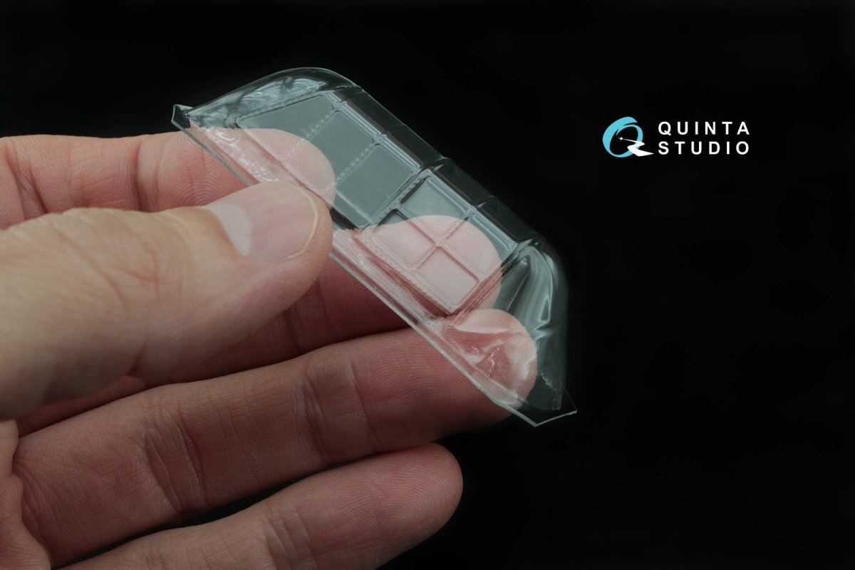 Quinta Studio QC48017 Su-2 vacuformed clear canopy (for Zvezda kit) 1/48 – image 2