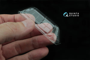 Quinta Studio QC48017 Su-2 vacuformed clear canopy (for Zvezda kit) 1/48 – image 2
