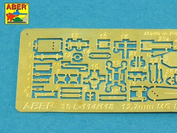 Aber 35L-118 Barrel for Russian 12.7mm heavy machine gun DShK, after WWII version (T-54/55; BTR-60APC) (1/35) – image 3