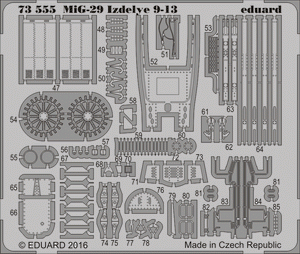 Eduard 73555 MiG-29 Izdeliye 9-13 ZVEZDA 1/72