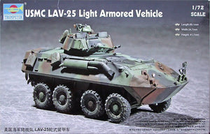 Trumpeter 07268 USMC LAV-25 Light Armored Vehicle 1/72