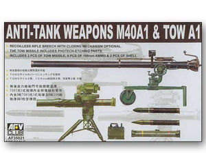 AFV Club 35021 Anti Tank Weapons M40A1 and TOW A1 1/35