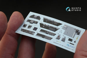 Quinta Studio QD48049 F/A-18E 3D-Printed &amp;amp; colored Interior on decal paper (for Hasegawa kit) 1/48 – image 2