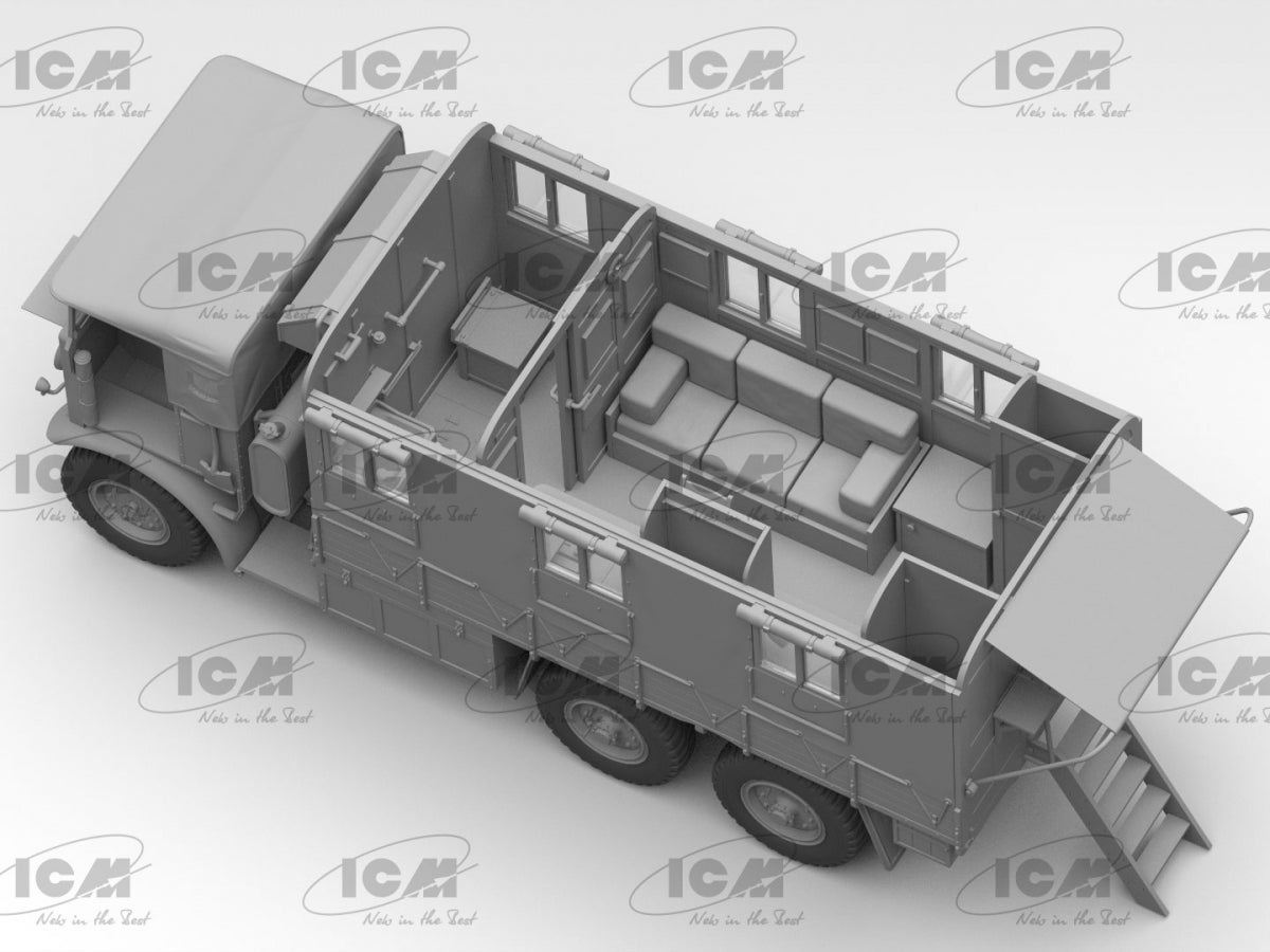 ICM 35603 Monty&amp;#39;s Office Caravan 1/35 – obrázek 7