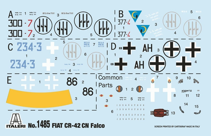 Italeri 1485 FIAT CR.42 CN Falco Night Fighter 1/72 – image 12