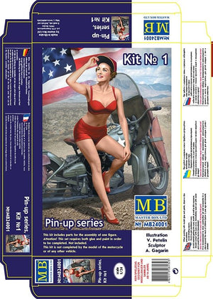 Master Box 24001 Marylin Pin-up series, Kit No. 1. 1/24 – zdjęcie 3