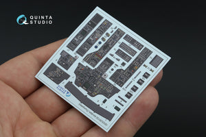 Quinta Studio QDS-35132 AH-64A 3D-Printed colored Interior on decal paper (Trumpeter) (Small version) 1/35 – image 5