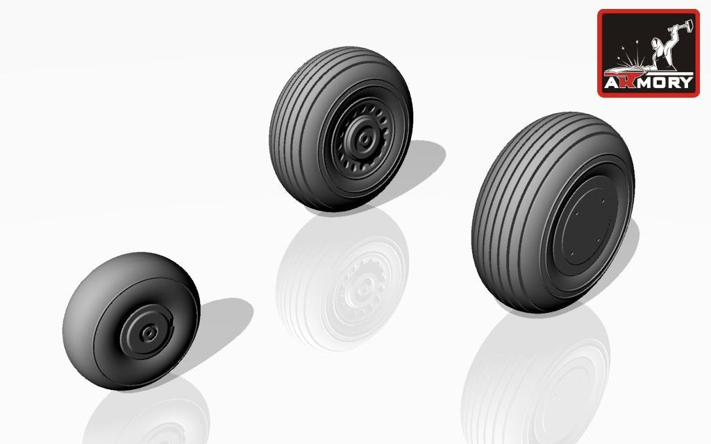 Armory Models AW48308 A-20G Boston wheels, late 1/48 – obrázek 5