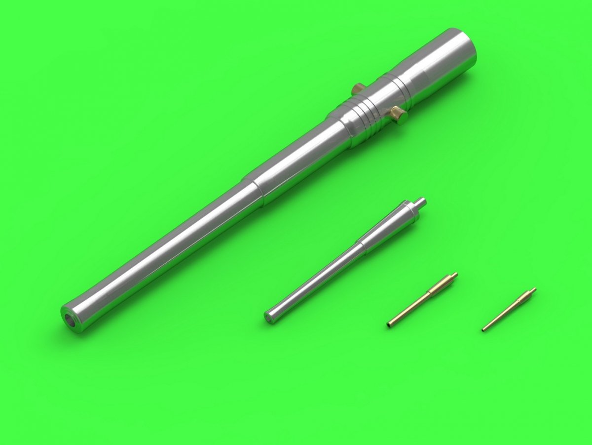 Master SM-200-009 IJN Mikasa battleship gun barrels - 30.5cm (4 pcs.), 15.2cm (14 pcs.), 7.6cm (20 pcs.), 4.7cm (12 pcs.) (8 pcs.) – Bild 2