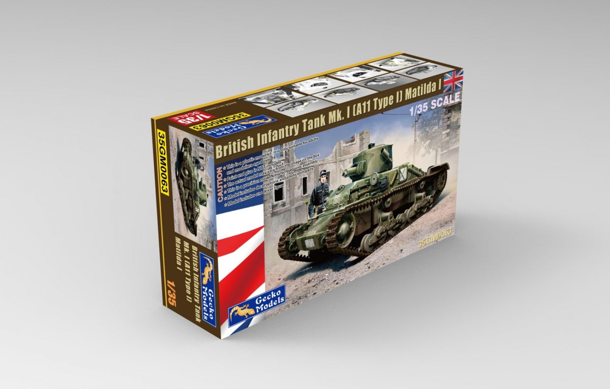 Gecko Models 35GM0063 British Infantry Tank Mk. I (A11 Type I) Matilda I 1/35