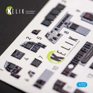 KELIK K72055 F-15E STRIKE EAGLE - INTERIOR 3D DECALS FOR REVELL KIT 1/72 – image 3