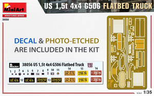MiniArt 38056 US 1.5t 4×4 G506 FLATBED TRUCK 1/35 – image 2