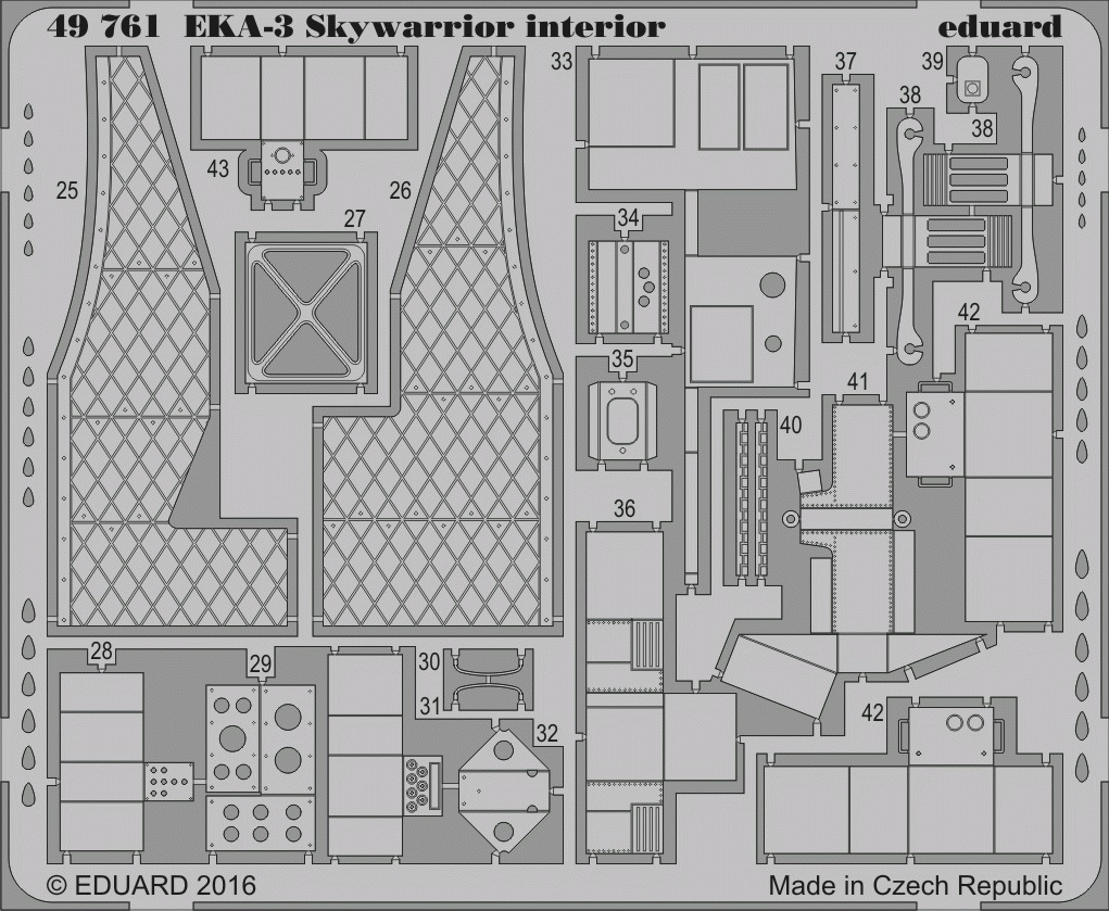 Eduard 49761 EKA-3 Skywarrior interior TRUMPETER 1/48 – image 2