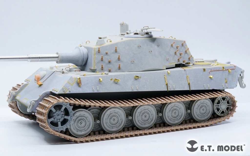 ET Model P35-069 WWII German KingTiger Single Workable Track (18 Teeth Late Type) ( 3D Printed ) 1/35 – immagine 7