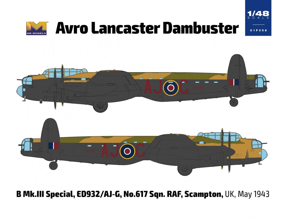 HK Models 01F006 Avro Lancaster &amp;quot;Dambuster&amp;quot; 1/48 – zdjęcie 4